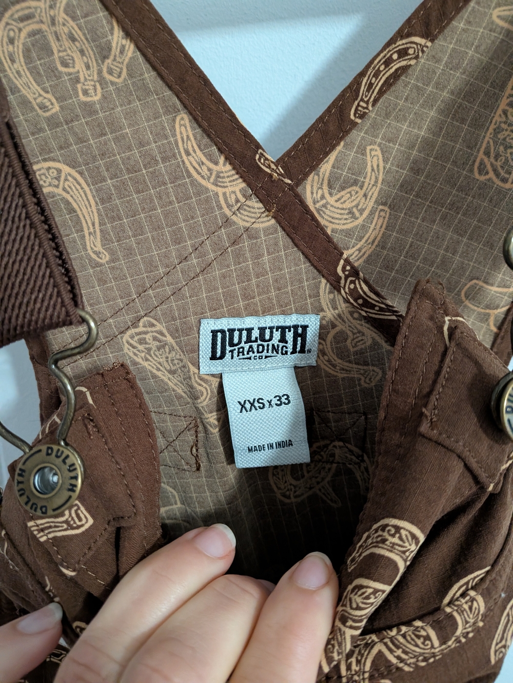 Duluth Trading Company Western-Print Overalls - Picture 3 of 4